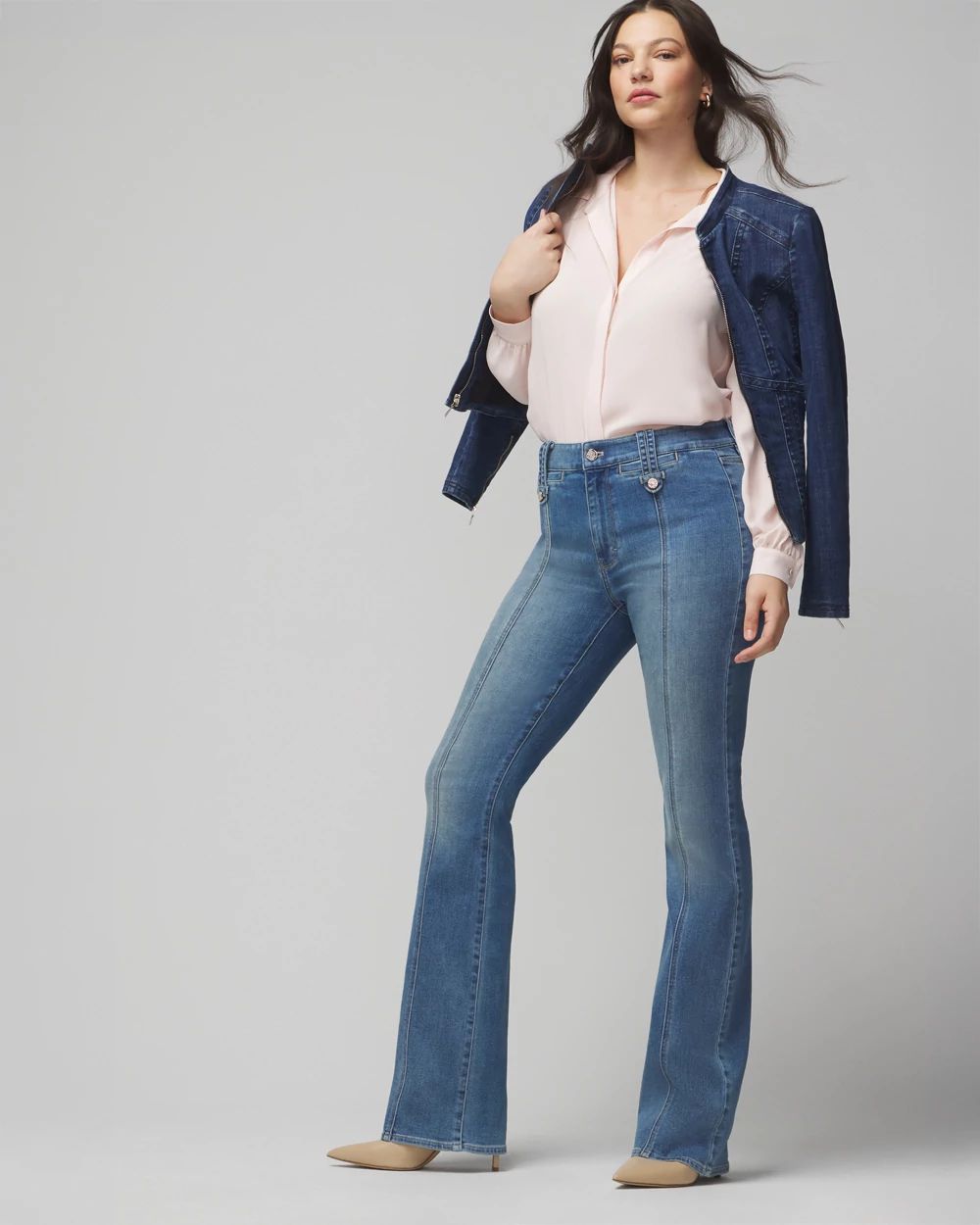 White house black market bootcut jeans cheap